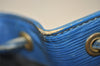 Authentic Louis Vuitton Epi Petit Noe Shoulder Drawstring Bag M44105 Blue 1221I