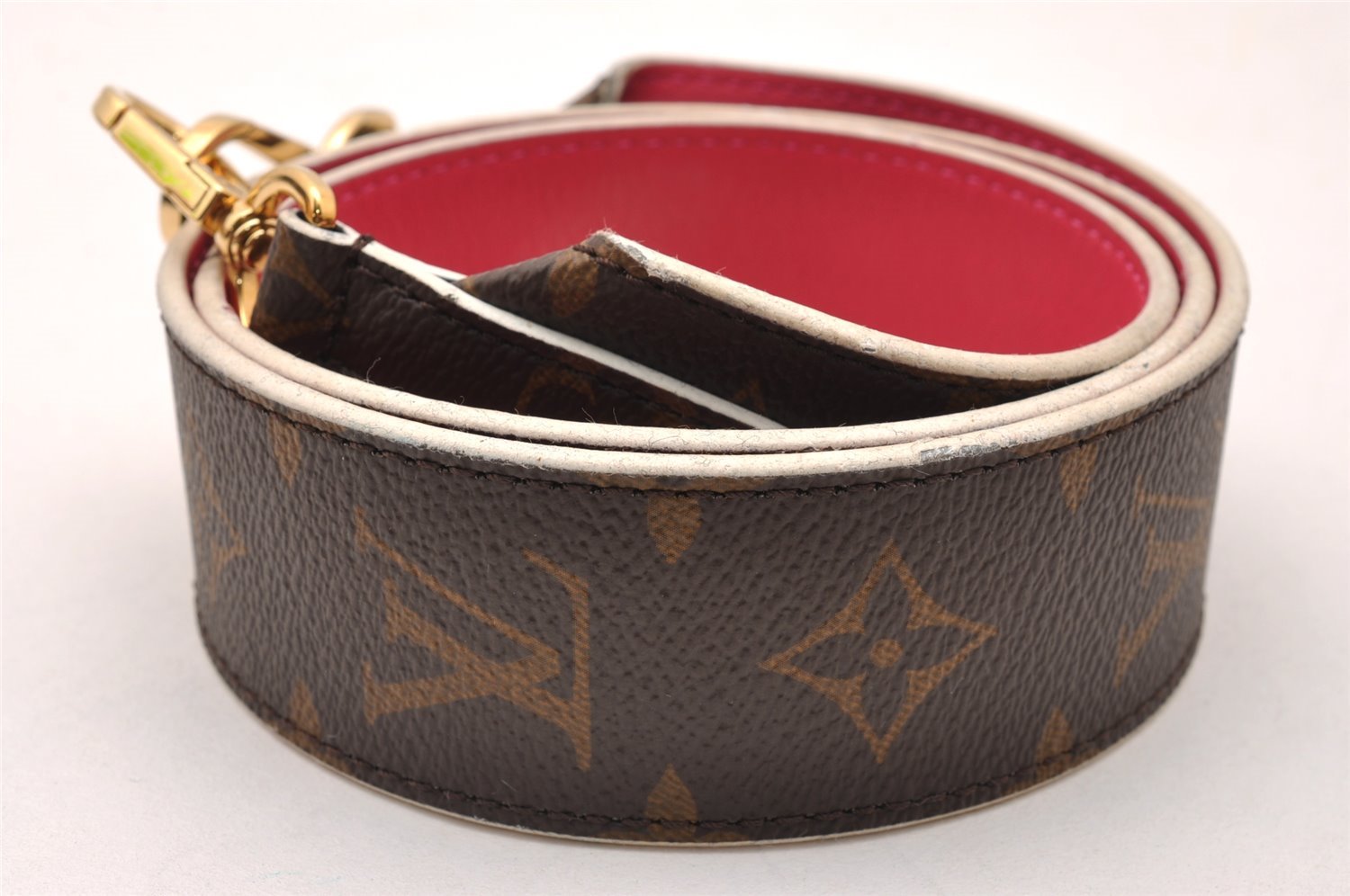 Authentic Louis Vuitton Monogram Shoulder Strap J02285 38.6