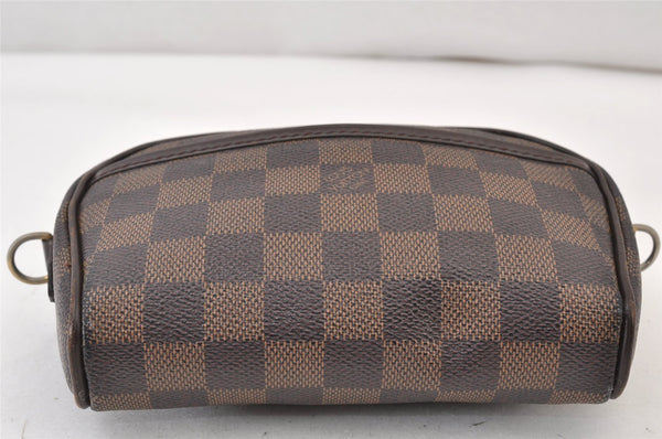 Authentic Louis Vuitton Damier Pochette Ipanema N51296 Shoulder Bag Junk 1221K