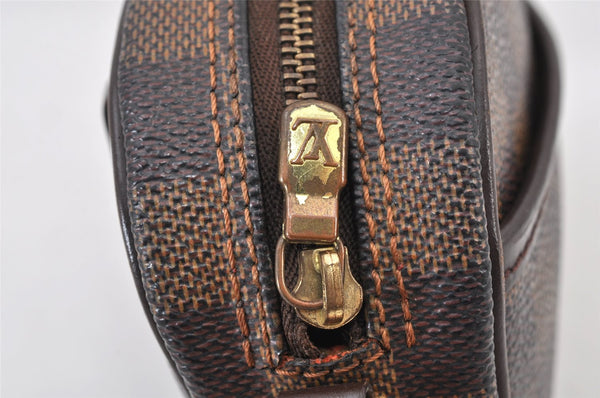 Authentic Louis Vuitton Damier Pochette Ipanema N51296 Shoulder Bag Junk 1221K