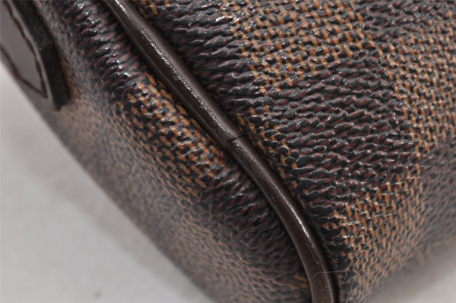 Authentic Louis Vuitton Damier Pochette Ipanema N51296 Shoulder Bag Junk 1221K