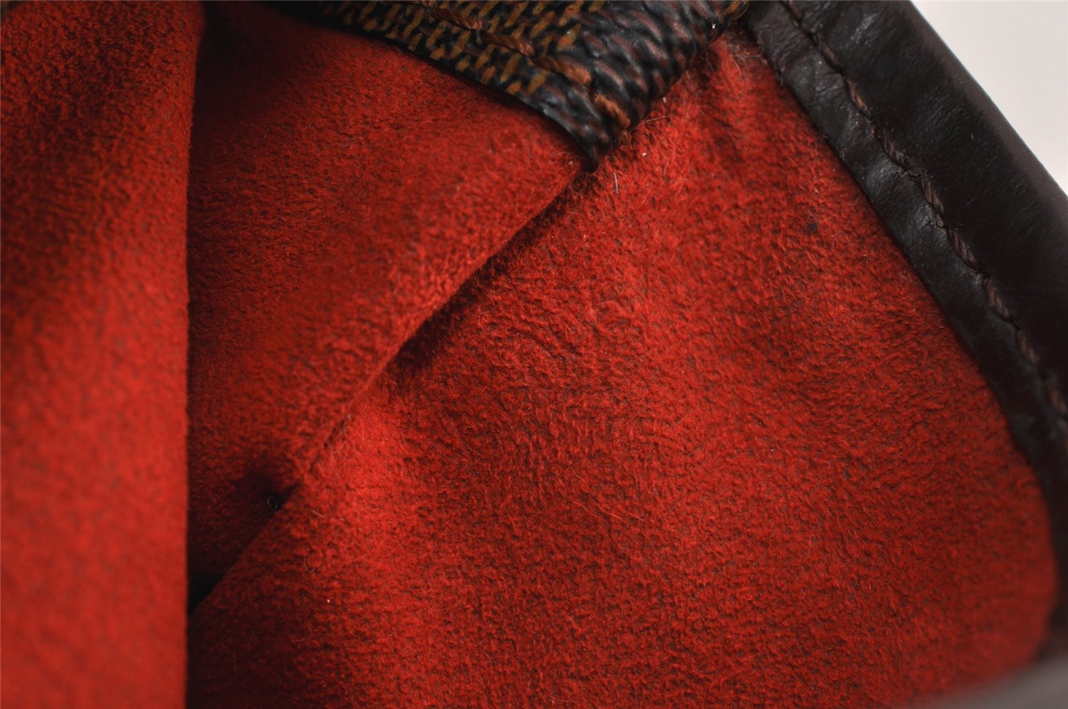 Authentic Louis Vuitton Damier Pochette Ipanema N51296 Shoulder Bag Junk 1221K