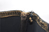 Authentic GUCCI Vintage Sherry Line Shoulder Tote Bag GG PVC Leather Navy 1222G