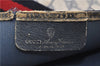 Authentic GUCCI Vintage Sherry Line Shoulder Tote Bag GG PVC Leather Navy 1222G
