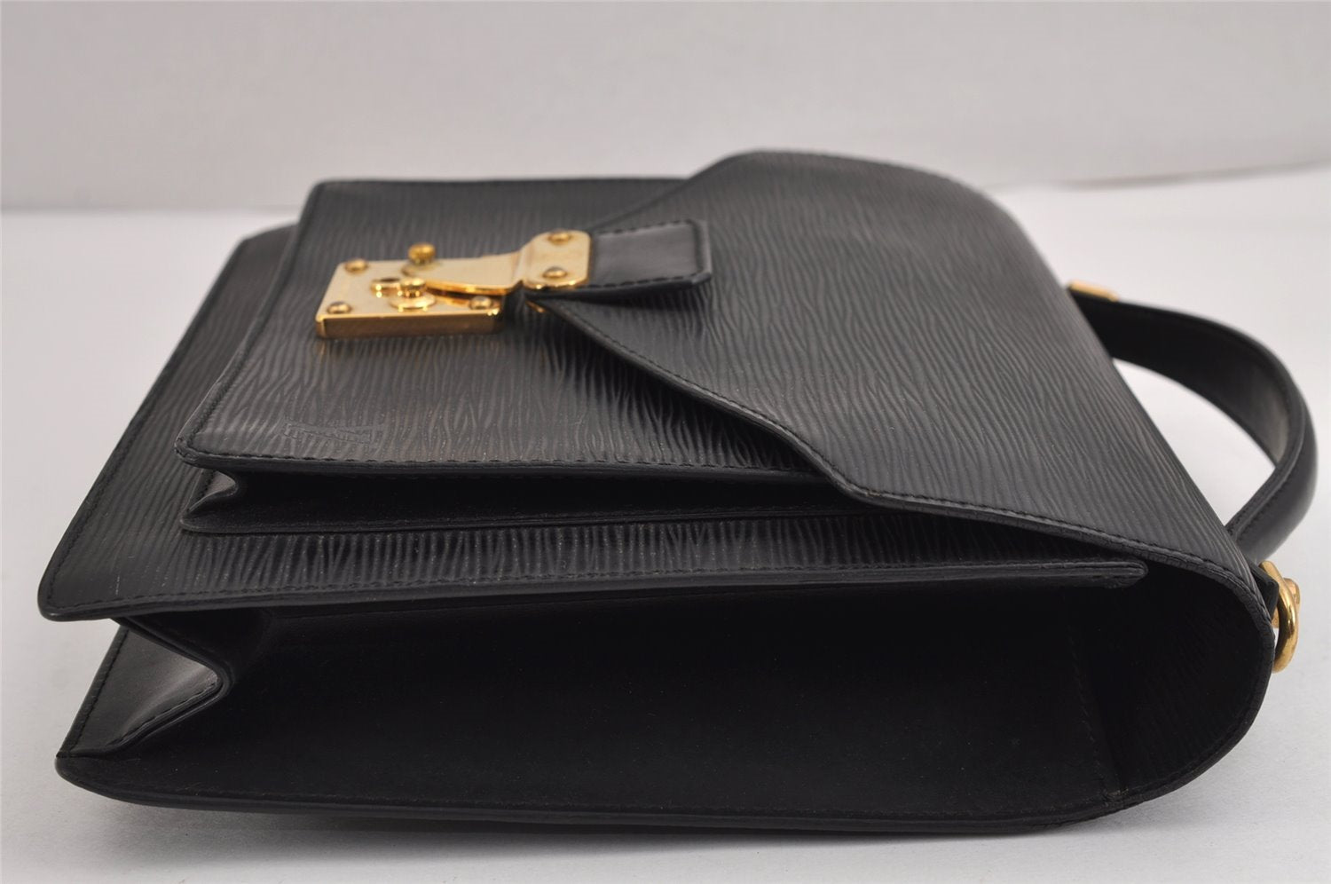 Authentic Louis Vuitton Epi Monceau 2Way Shoulder Hand Bag Black M52122 LV 1222J