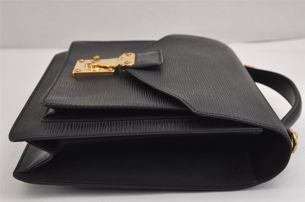 Authentic Louis Vuitton Epi Monceau 2Way Shoulder Hand Bag Black M52122 LV 1222J