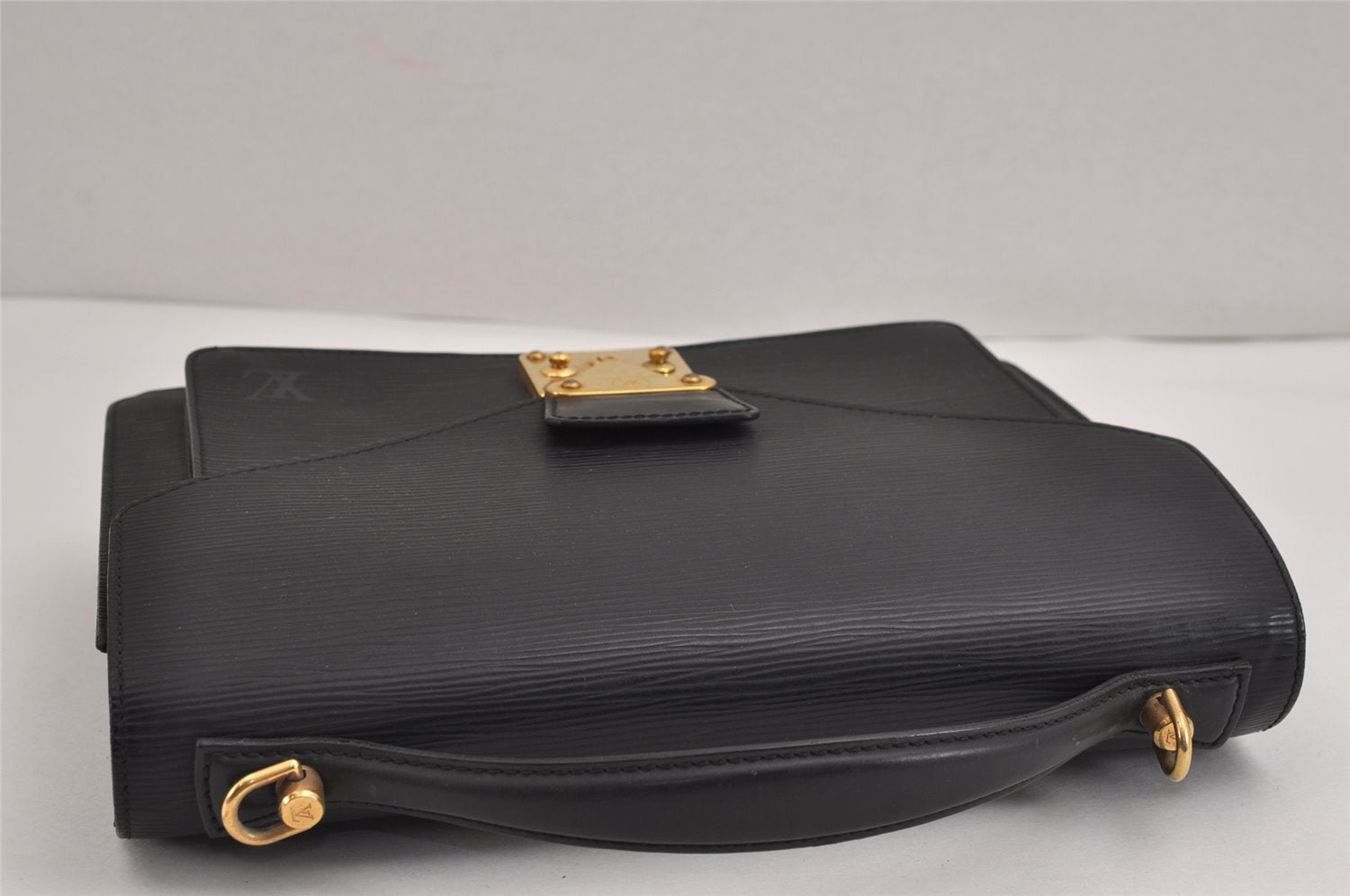 Authentic Louis Vuitton Epi Monceau 2Way Shoulder Hand Bag Black M52122 LV 1222J