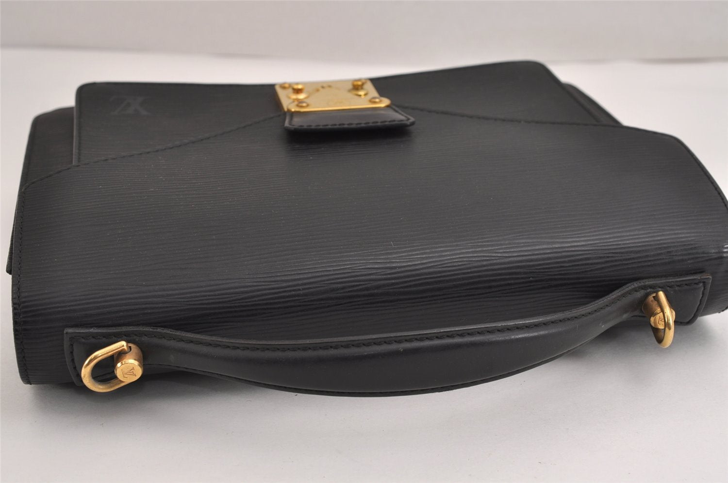 Authentic Louis Vuitton Epi Monceau 2Way Shoulder Hand Bag Black M52122 LV 1222J