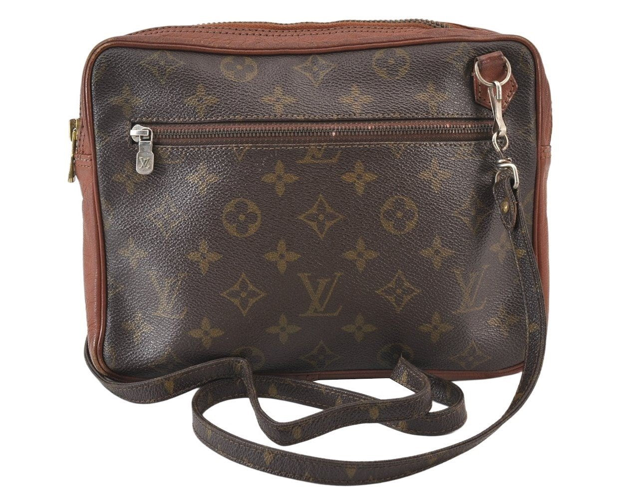 Authentic Louis Vuitton Monogram Shoulder Cross Body Bag Old Model LV 1222K
