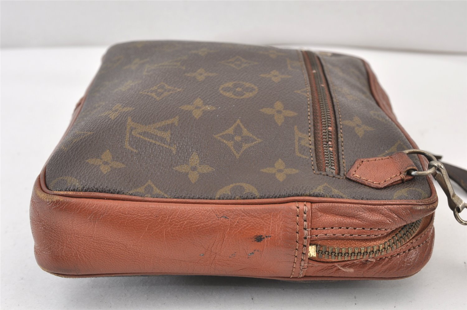 Authentic Louis Vuitton Monogram Shoulder Cross Body Bag Old Model LV 1222K