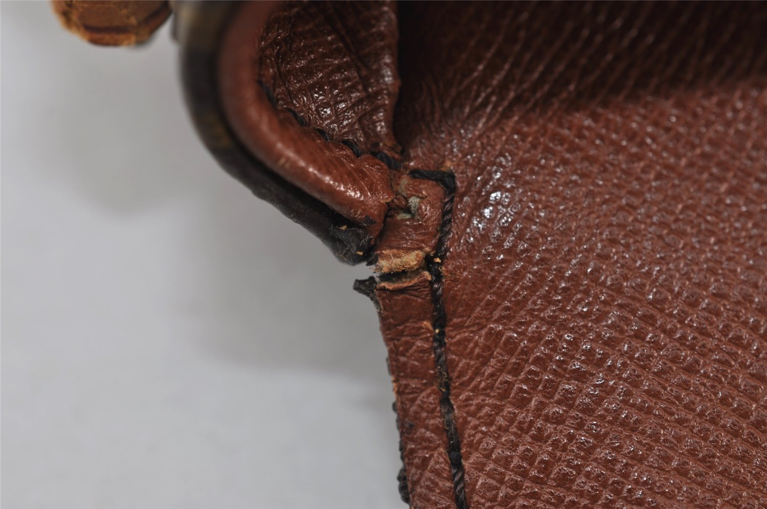 Authentic Louis Vuitton Monogram Chantilly MM Shoulder Bag M51233 Junk 1223J