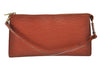 Authentic Louis Vuitton Epi Pochette Accessoires Pouch Brown M52953 LV 1224K