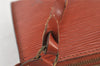 Authentic Louis Vuitton Epi Pochette Accessoires Pouch Brown M52953 LV 1224K
