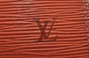 Authentic Louis Vuitton Epi Pochette Accessoires Pouch Brown M52953 LV 1224K