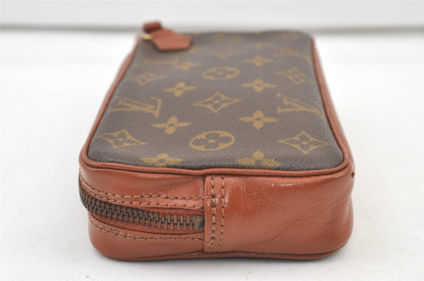Auth Louis Vuitton Monogram Pochette Sport PM Clutch Hand Bag Old Model LV 1225K