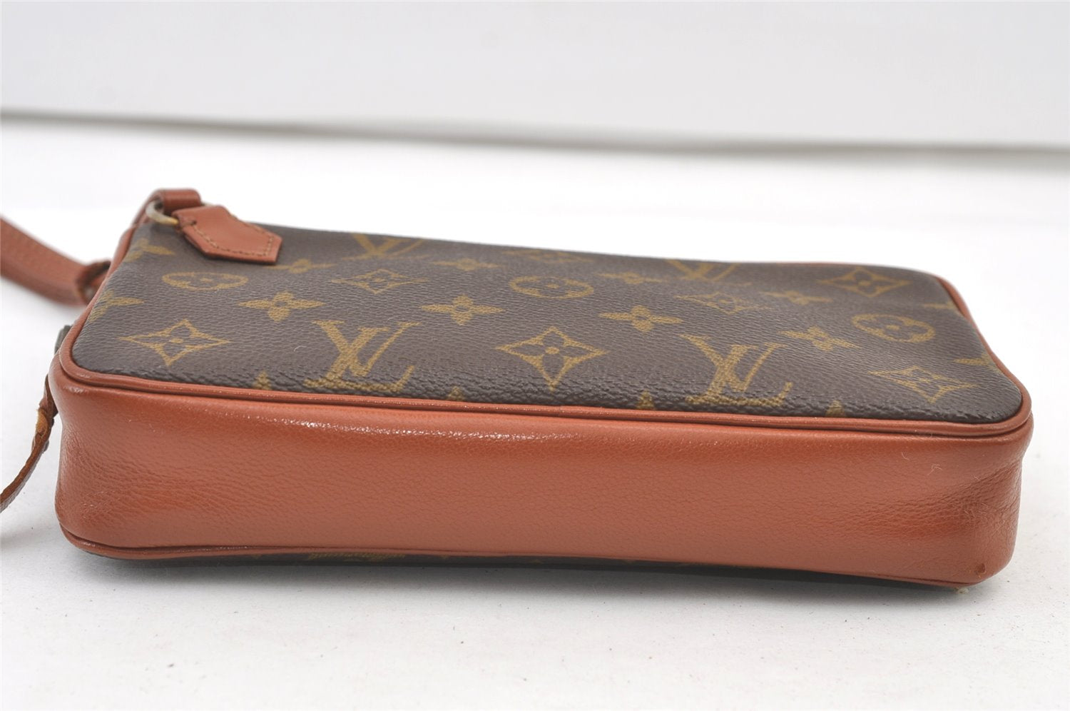 Auth Louis Vuitton Monogram Pochette Sport PM Clutch Hand Bag Old Model LV 1225K
