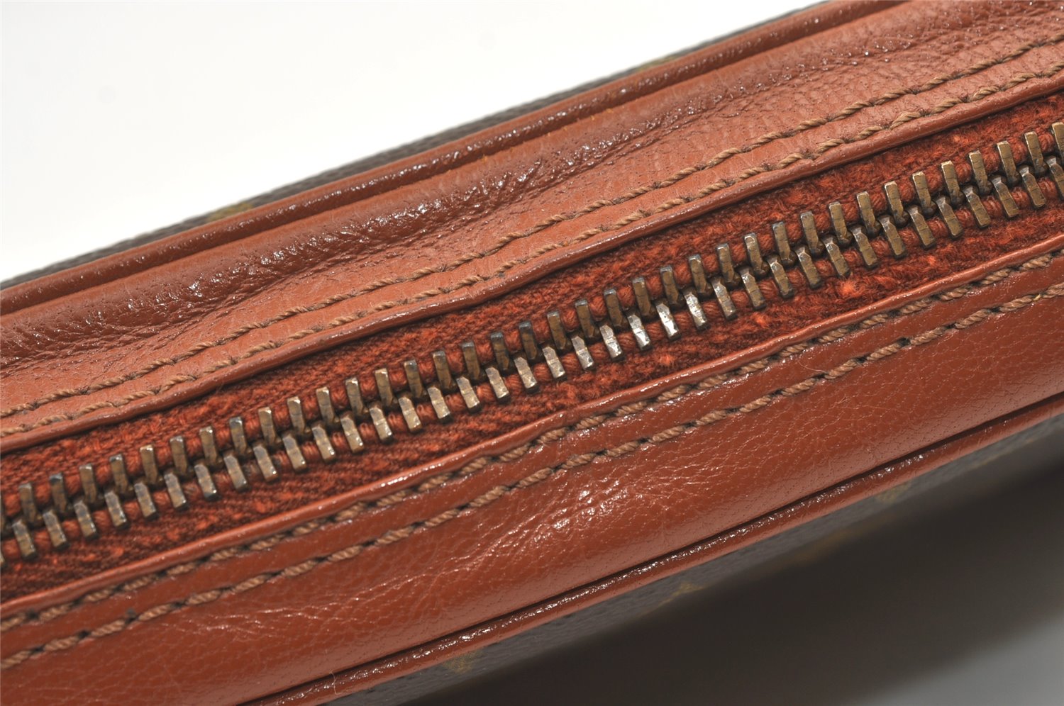 Auth Louis Vuitton Monogram Pochette Sport PM Clutch Hand Bag Old Model LV 1225K