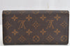 Authentic Louis Vuitton Monogram Portefeuille Sarah Purse Wallet M61734 LV 1226K