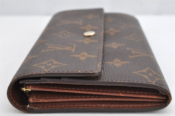 Authentic Louis Vuitton Monogram Portefeuille Sarah Purse Wallet M61734 LV 1226K