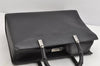 Authentic GUCCI Bamboo 2Way Shoulder Hand Bag Leather 0021035 Black 1227K