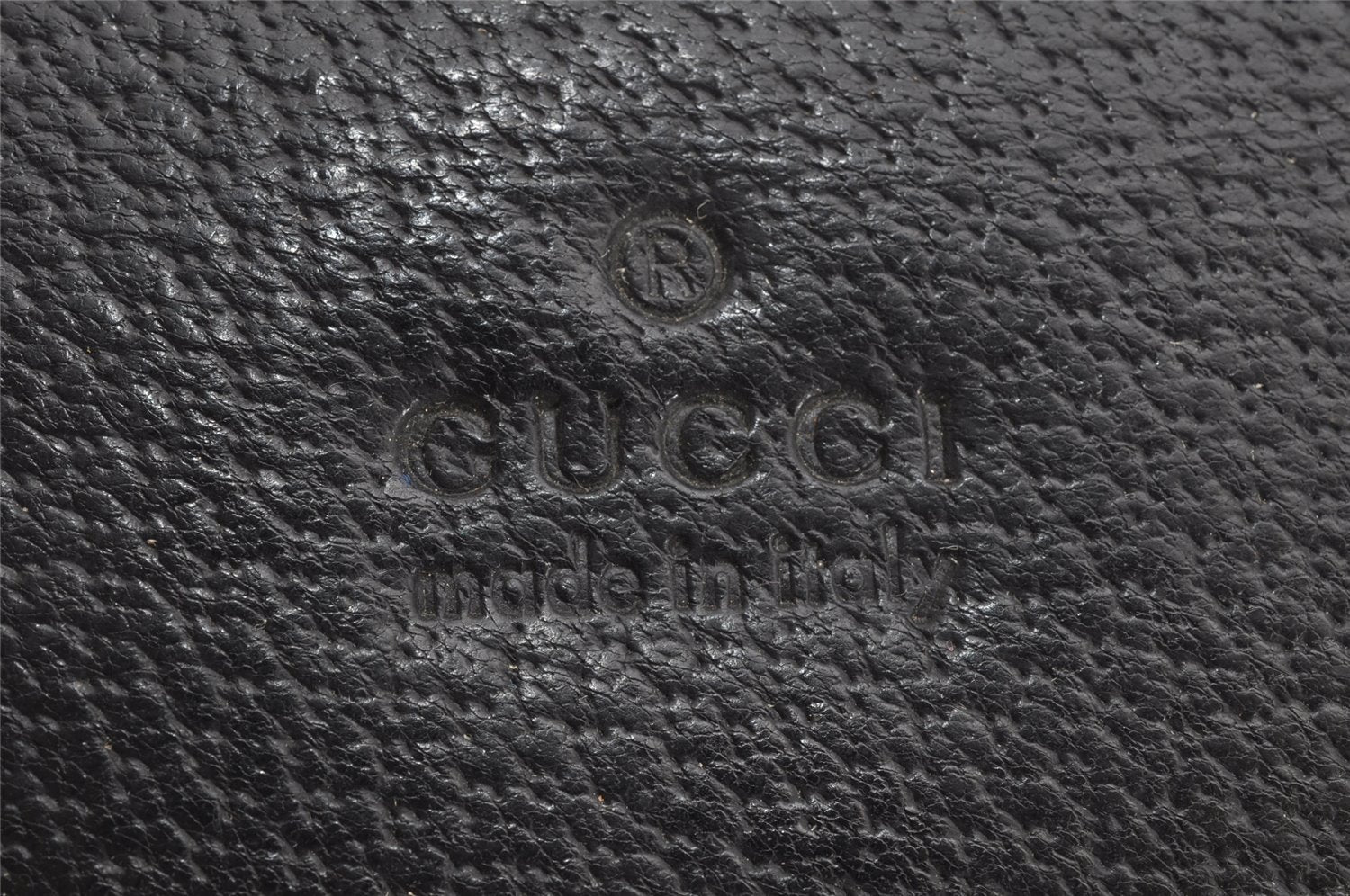 Authentic GUCCI Bamboo 2Way Shoulder Hand Bag Leather 0021035 Black 1227K