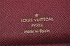 Auth Louis Vuitton Monogram Portefeuille Ariane Wallet M62036 Fuchsia LV 1230I