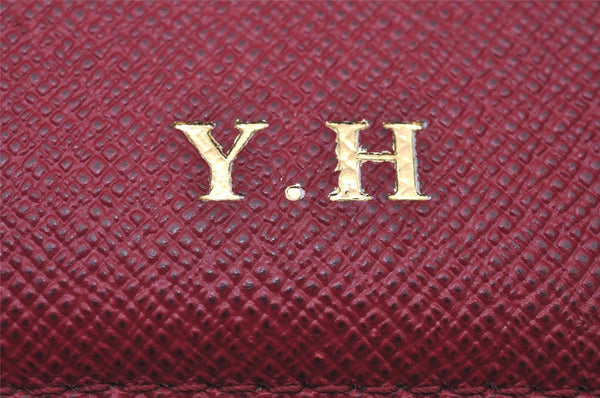 Auth Louis Vuitton Monogram Portefeuille Ariane Wallet M62036 Fuchsia LV 1230I