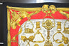 Authentic HERMES Carre 90 Scarf "ETRIERS" Silk Black 1234K