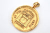 Authentic CHANEL Vintage 31 RUE CAMBON Pendant Top Charm Gold 1235K