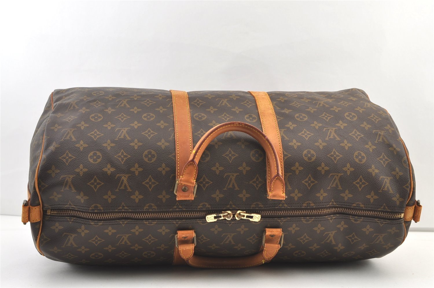 Authentic Louis Vuitton Monogram Keepall Bandouliere 55 M41414 Boston Bag 1236K