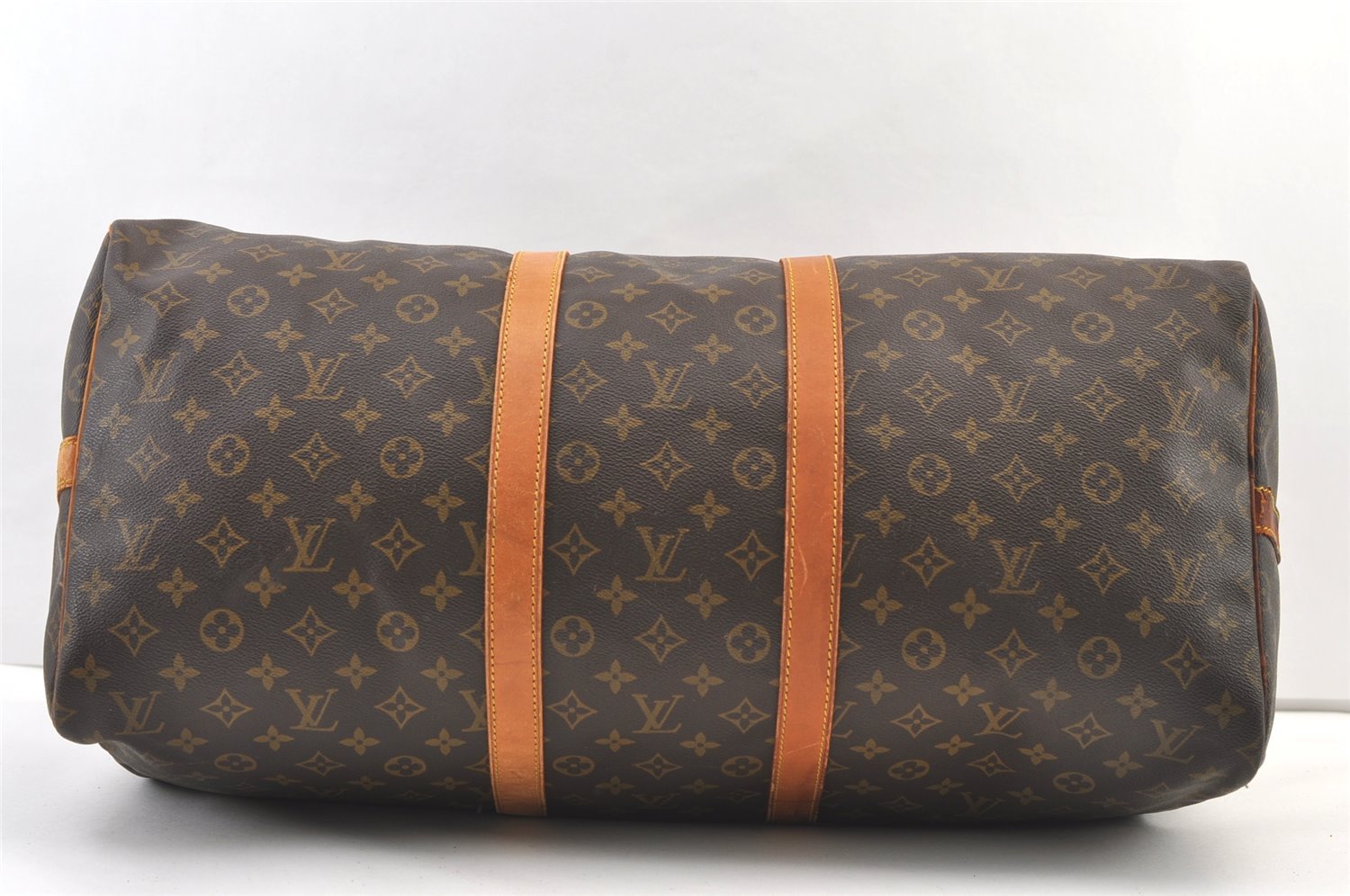 Authentic Louis Vuitton Monogram Keepall Bandouliere 55 M41414 Boston Bag 1236K