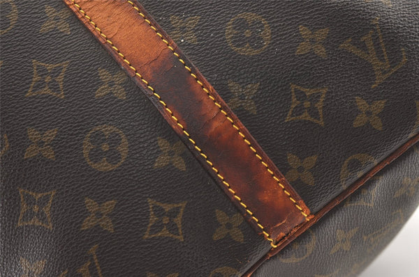 Authentic Louis Vuitton Monogram Keepall Bandouliere 55 M41414 Boston Bag 1236K