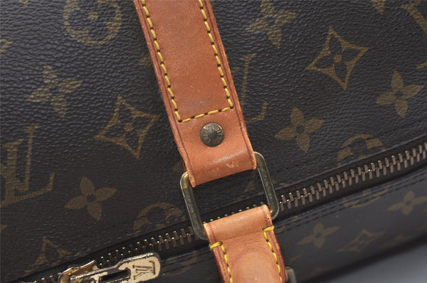 Authentic Louis Vuitton Monogram Keepall Bandouliere 55 M41414 Boston Bag 1236K