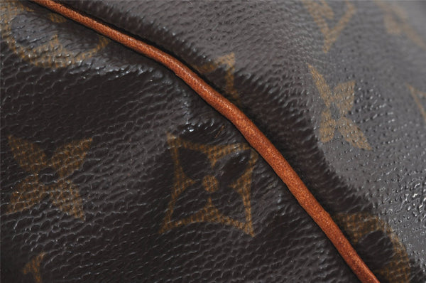 Authentic Louis Vuitton Monogram Speedy 30 Hand Boston Bag M41526 LV 1237I