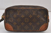 Authentic Louis Vuitton Monogram Marly Dragonne PM M51827 Clutch Hand Bag 1237K