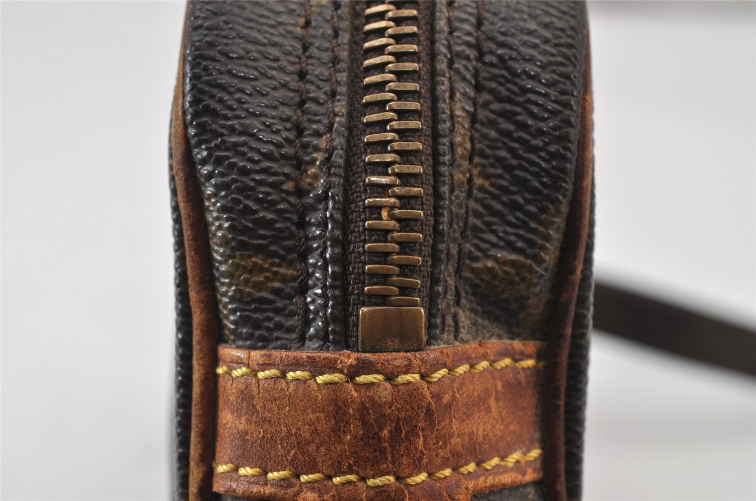 Authentic Louis Vuitton Monogram Marly Dragonne PM M51827 Clutch Hand Bag 1237K