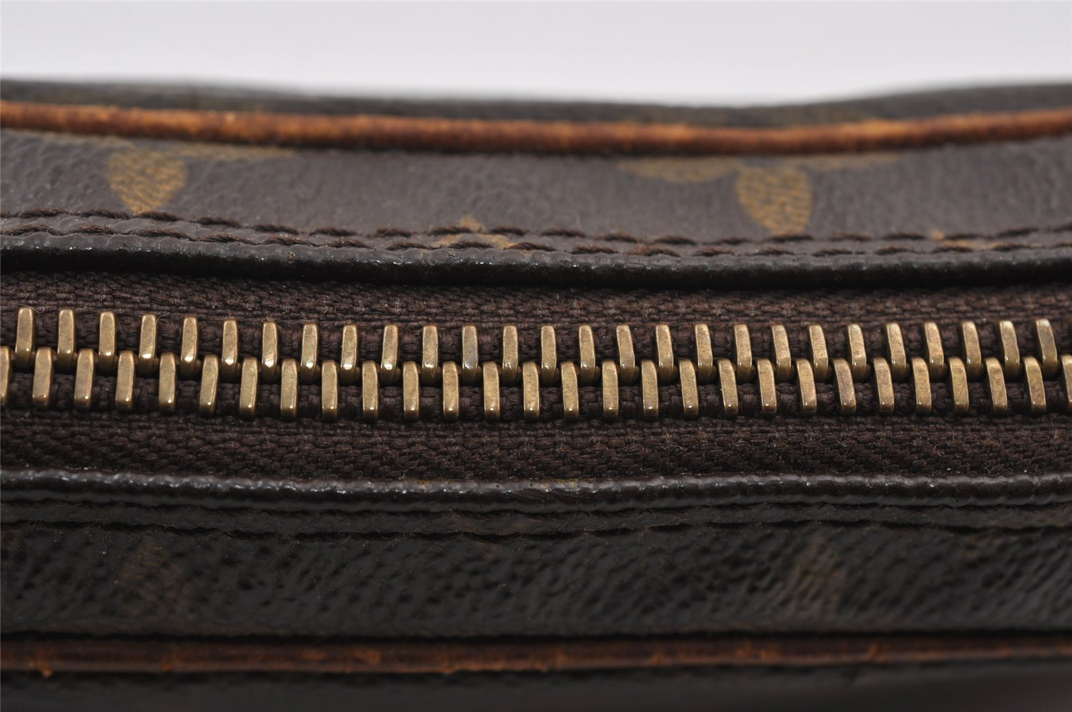 Authentic Louis Vuitton Monogram Marly Dragonne PM M51827 Clutch Hand Bag 1237K