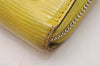 Authentic Louis Vuitton Epi Zippy Long Wallet Purse Yellow M60309 LV 1238J