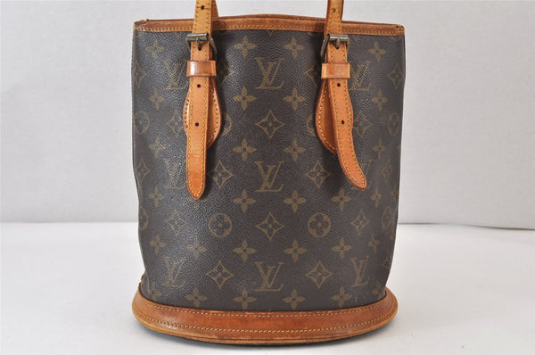 Authentic Louis Vuitton Monogram Bucket PM Shoulder Tote Bag Old Model LV 1238K