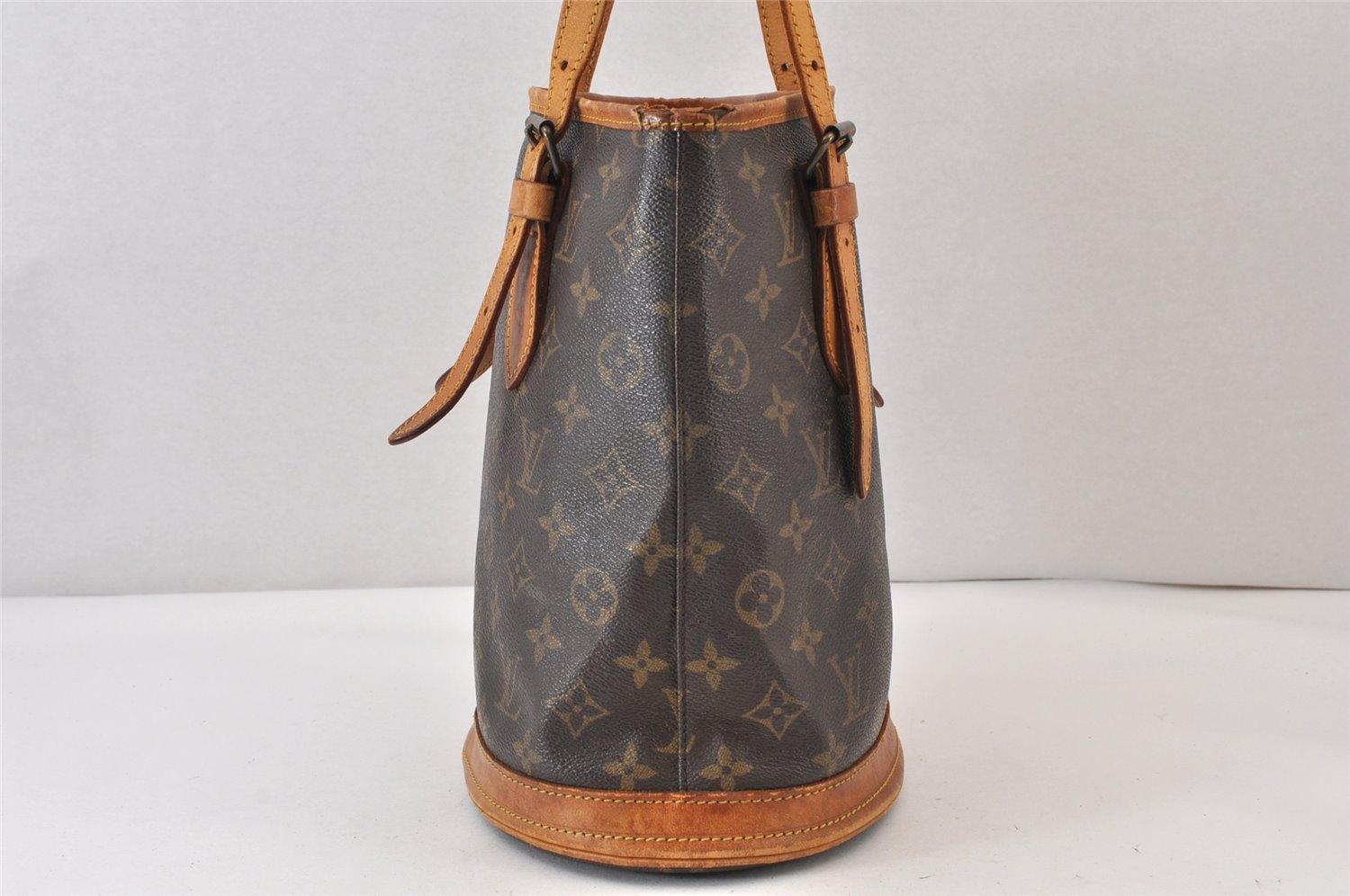 Authentic Louis Vuitton Monogram Bucket PM Shoulder Tote Bag Old Model LV 1238K
