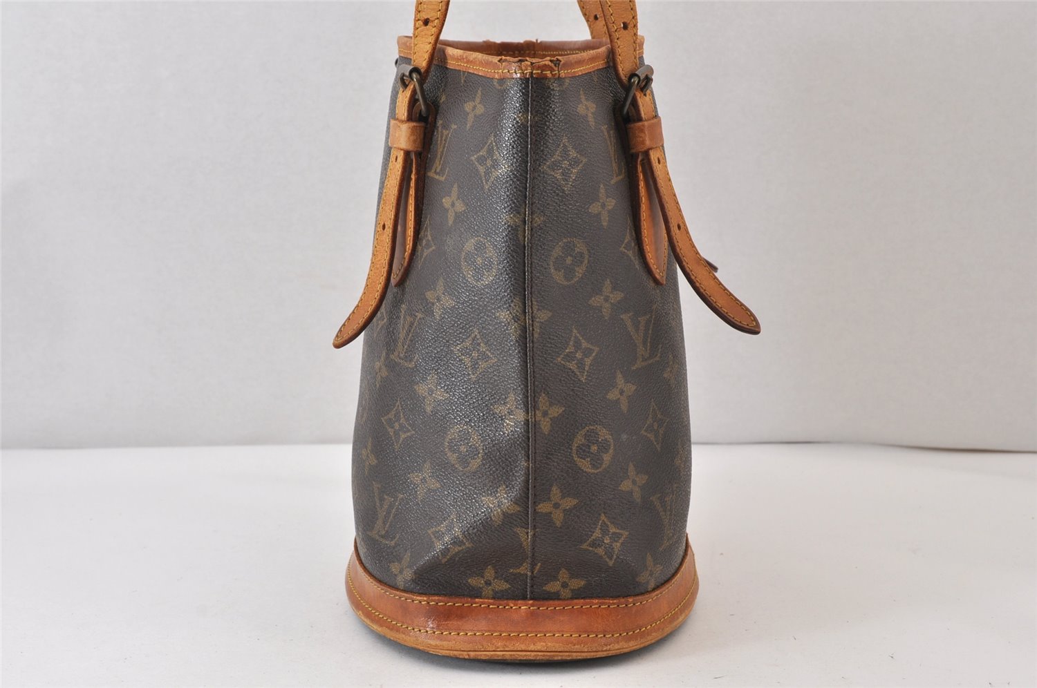 Authentic Louis Vuitton Monogram Bucket PM Shoulder Tote Bag Old Model LV 1238K