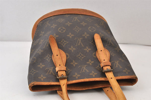 Authentic Louis Vuitton Monogram Bucket PM Shoulder Tote Bag Old Model LV 1238K