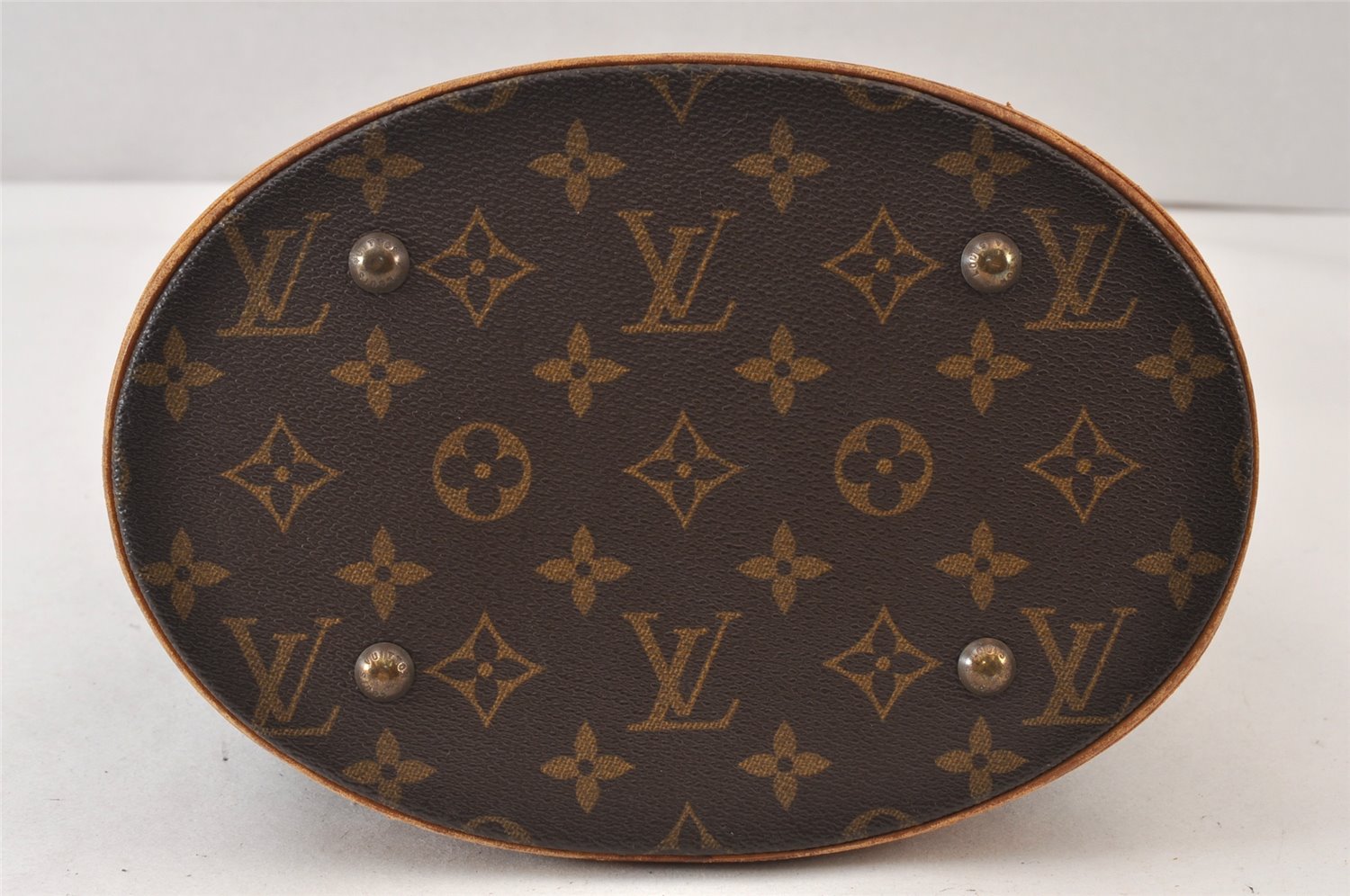 Authentic Louis Vuitton Monogram Bucket PM Shoulder Tote Bag Old Model LV 1238K