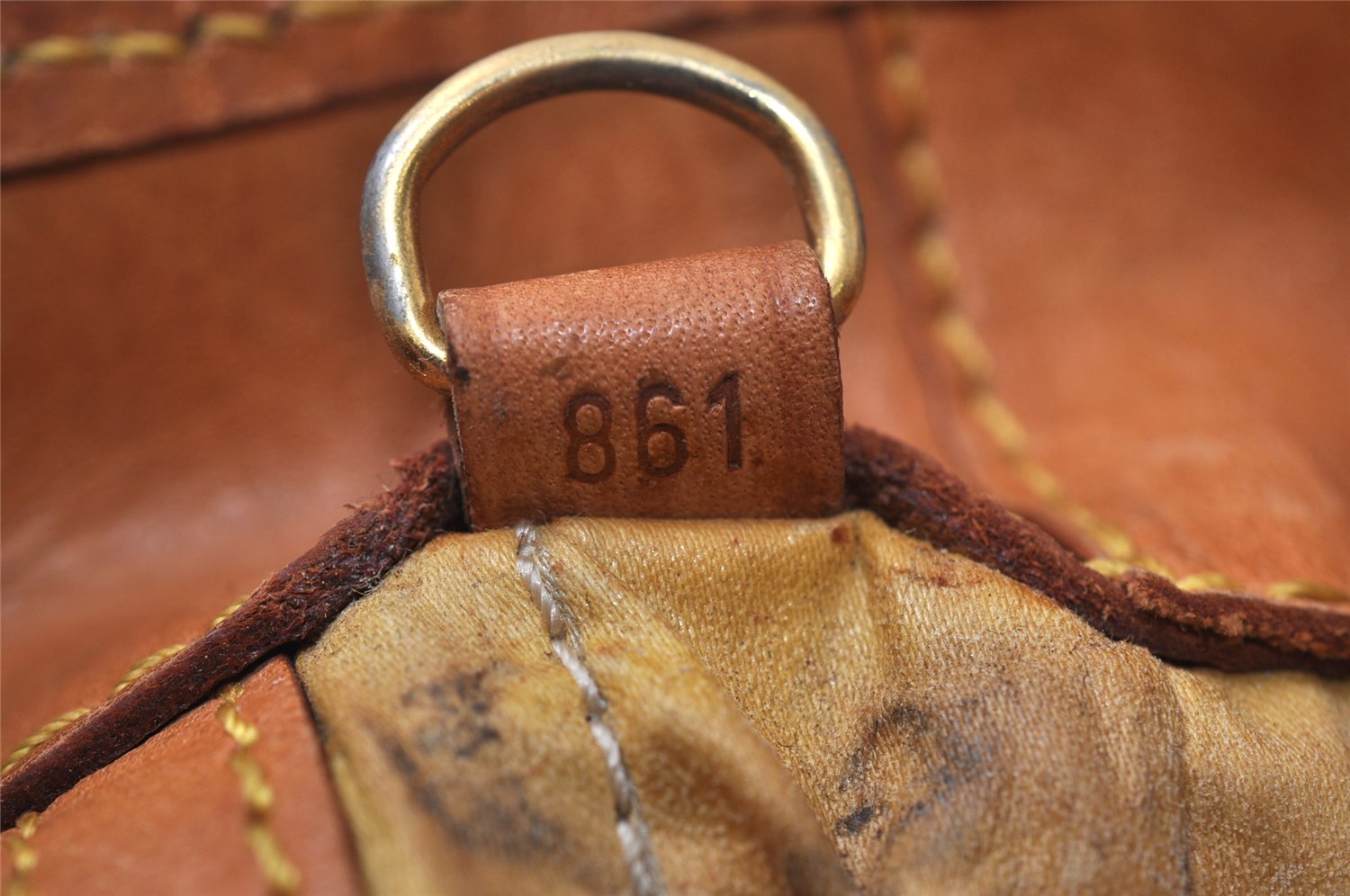 Authentic Louis Vuitton Monogram Bucket PM Shoulder Tote Bag Old Model LV 1238K