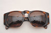 Authentic CHANEL Matelasse Sunglasses CoCo Mark Plastic 01450 Brown 1239J