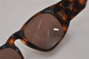 Authentic CHANEL Matelasse Sunglasses CoCo Mark Plastic 01450 Brown 1239J