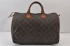 Authentic Louis Vuitton Monogram Speedy 35 Hand Boston Bag M41524 LV 1239K