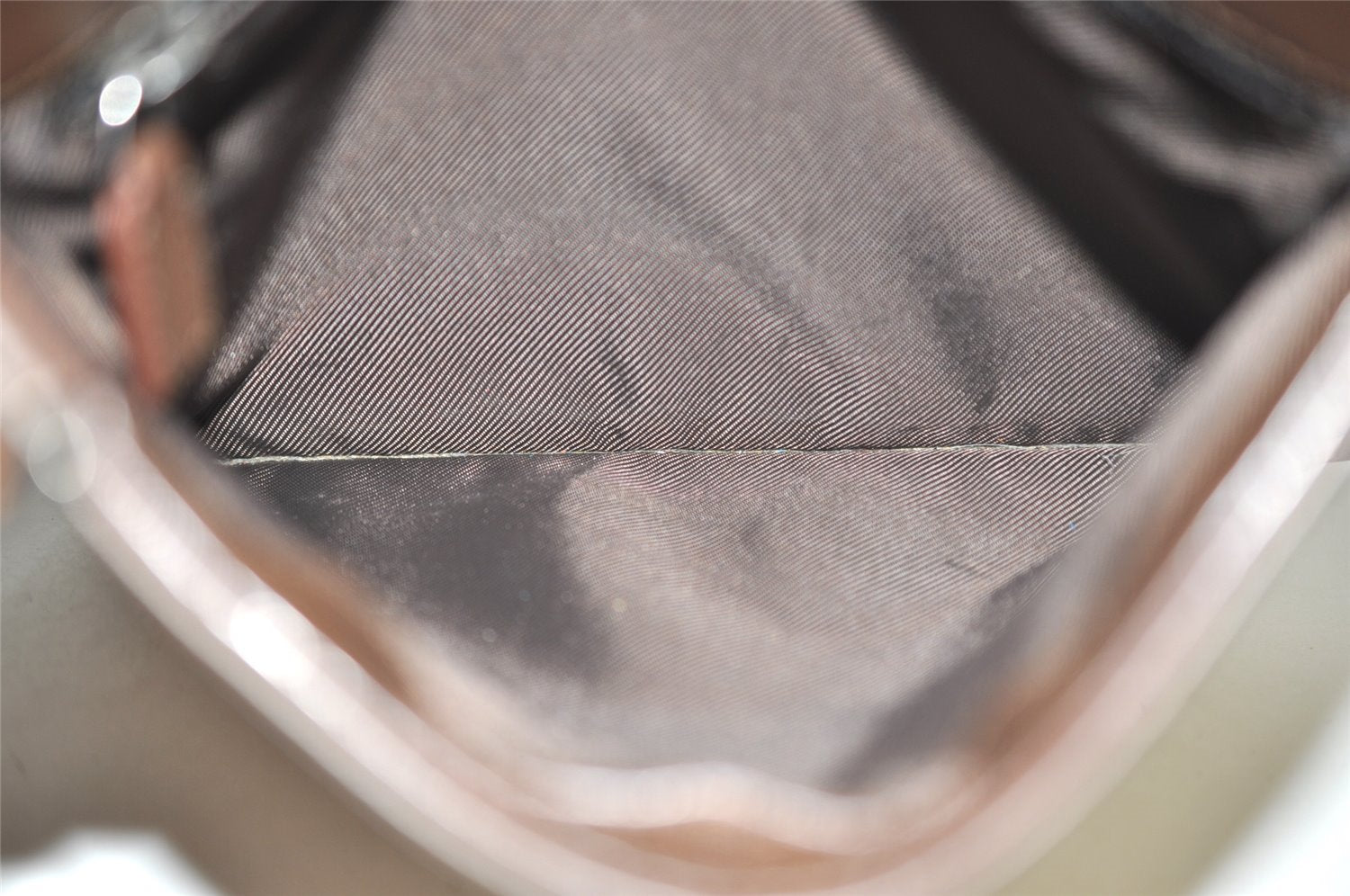 Authentic GUCCI Shoulder Cross Body Bag GG Canvas Leather 27639 Brown 1240I