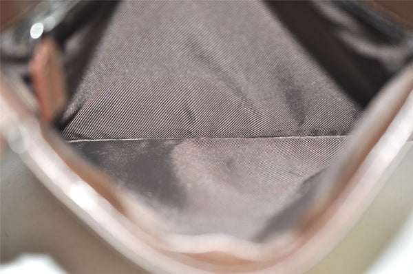 Authentic GUCCI Shoulder Cross Body Bag GG Canvas Leather 27639 Brown 1240I