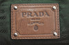 Authentic PRADA Vintage Leather Shoulder Tote Bag Brown 1241I